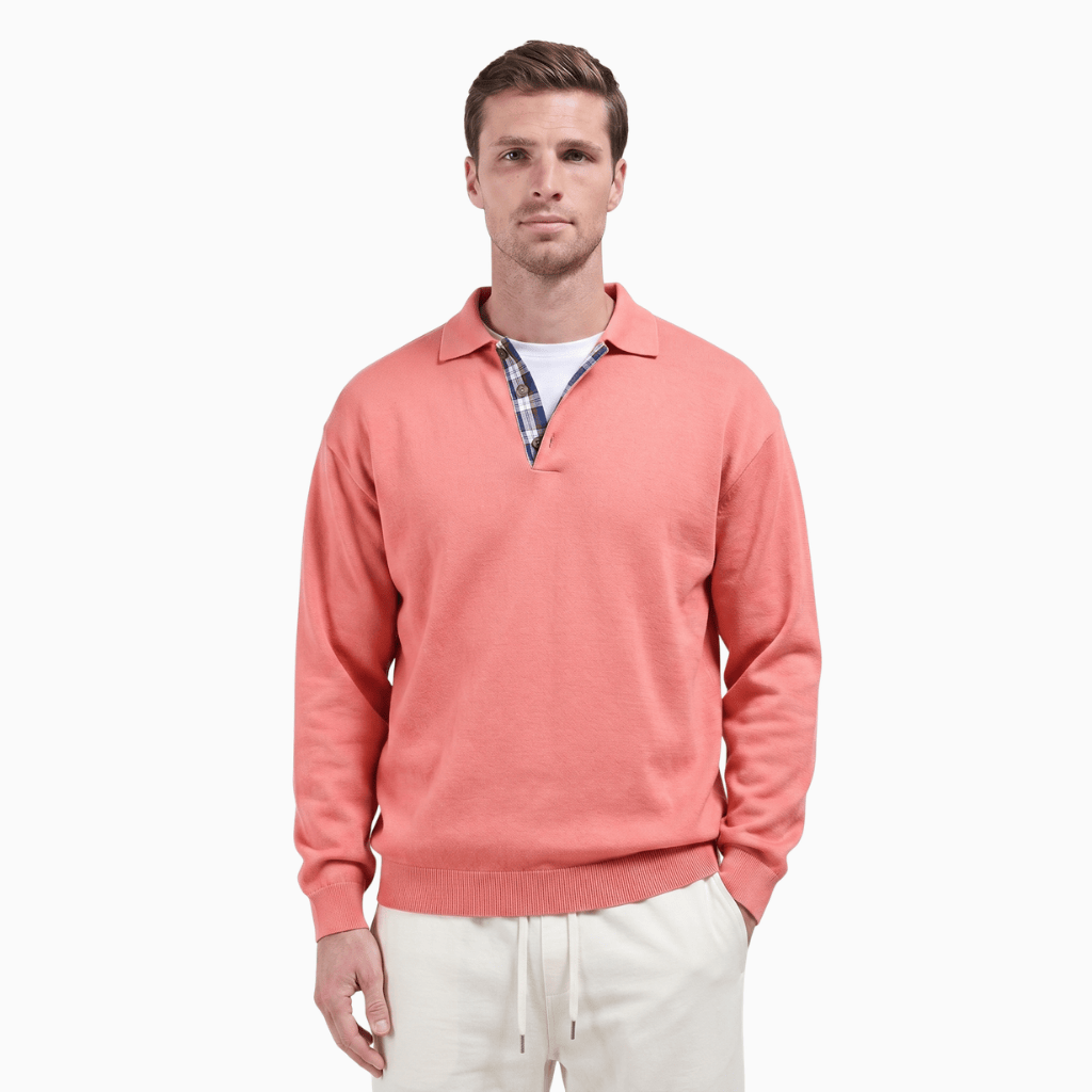 Kent Camden Pink / S CARSON Casual Polyester Cotton T-shirt