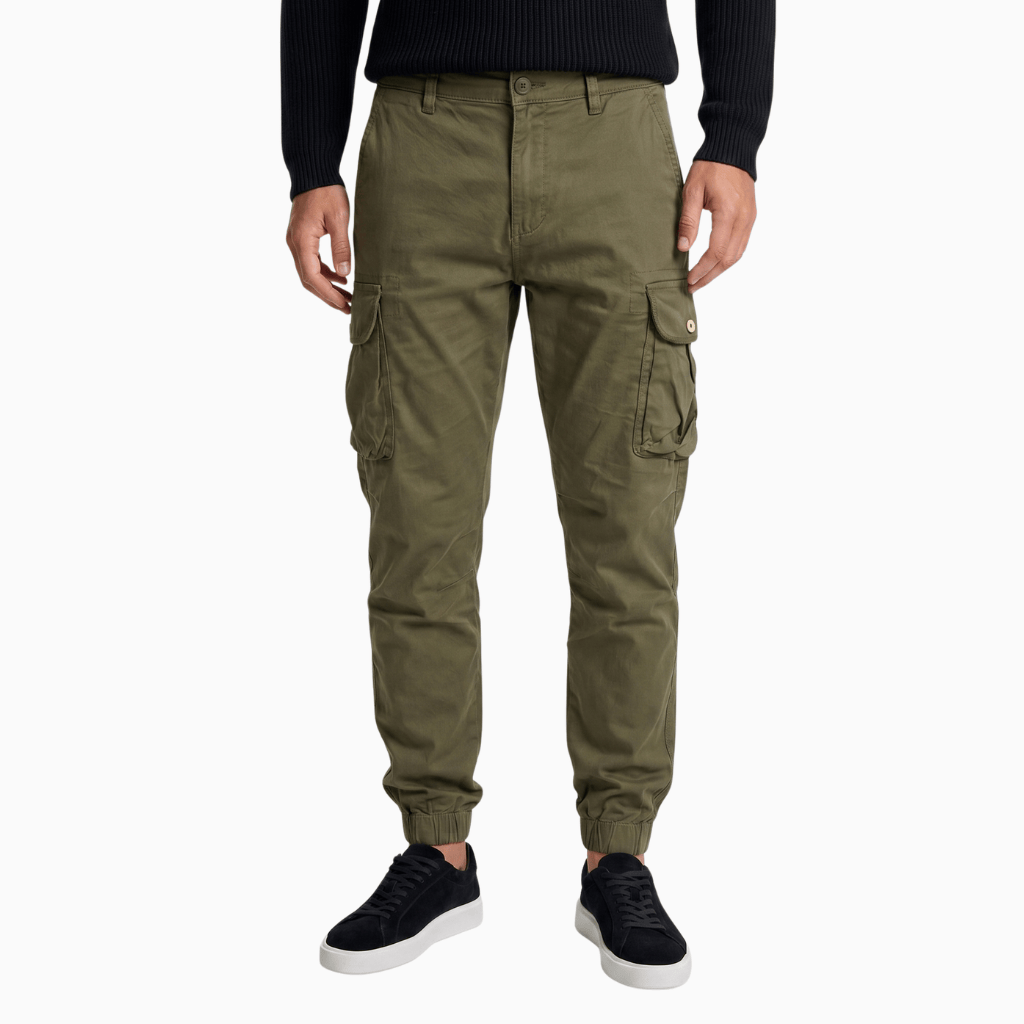 Kent Camden Army Green / S LIAM Casual Straight-Leg Denim Jeans
