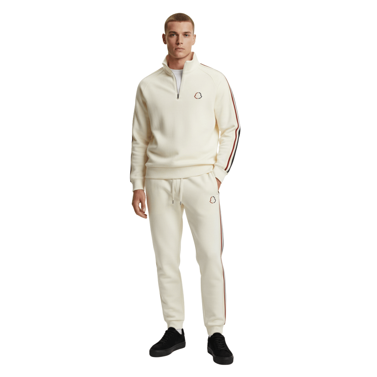 Kent Camden Beige / M DANIEL Casual Two-Piece Set Hoodie Pockets
