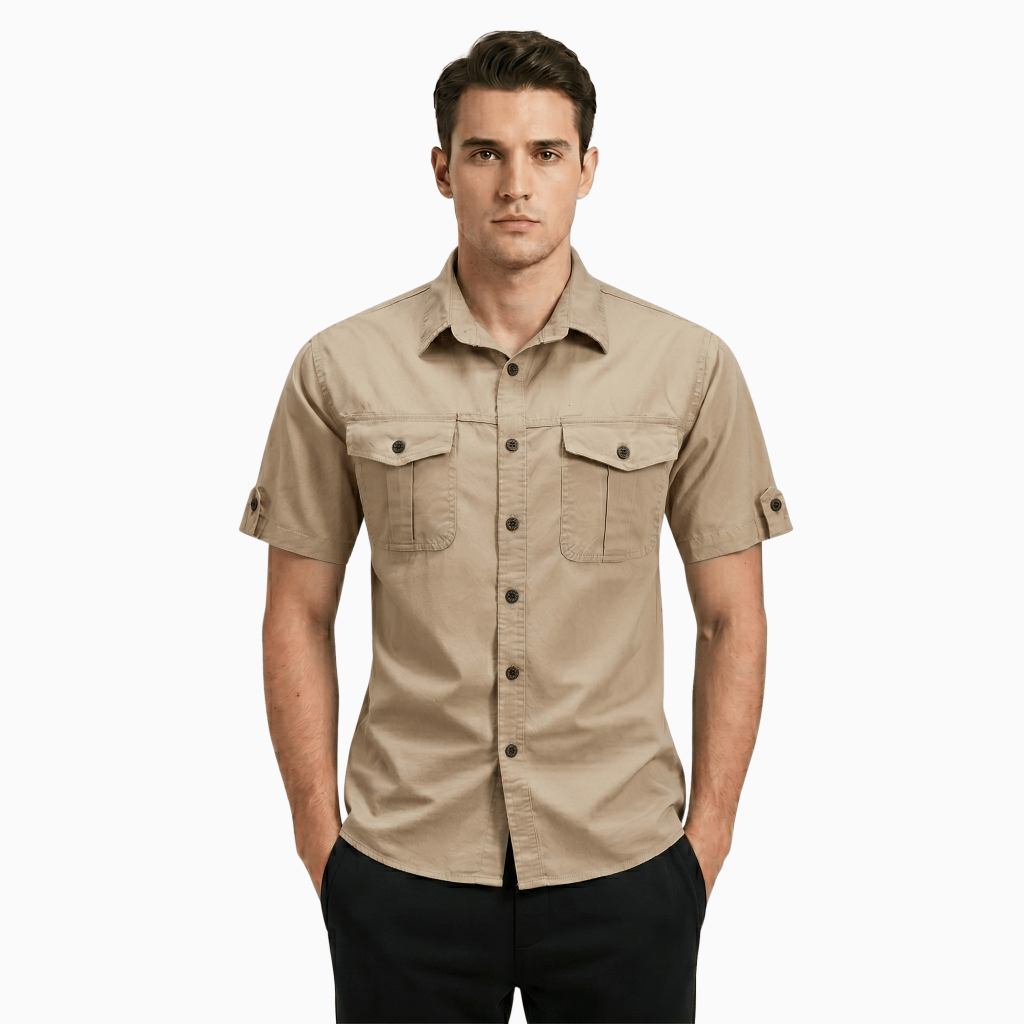 Kent Camden Beige / M TOBY Casual Button-Down Shirt