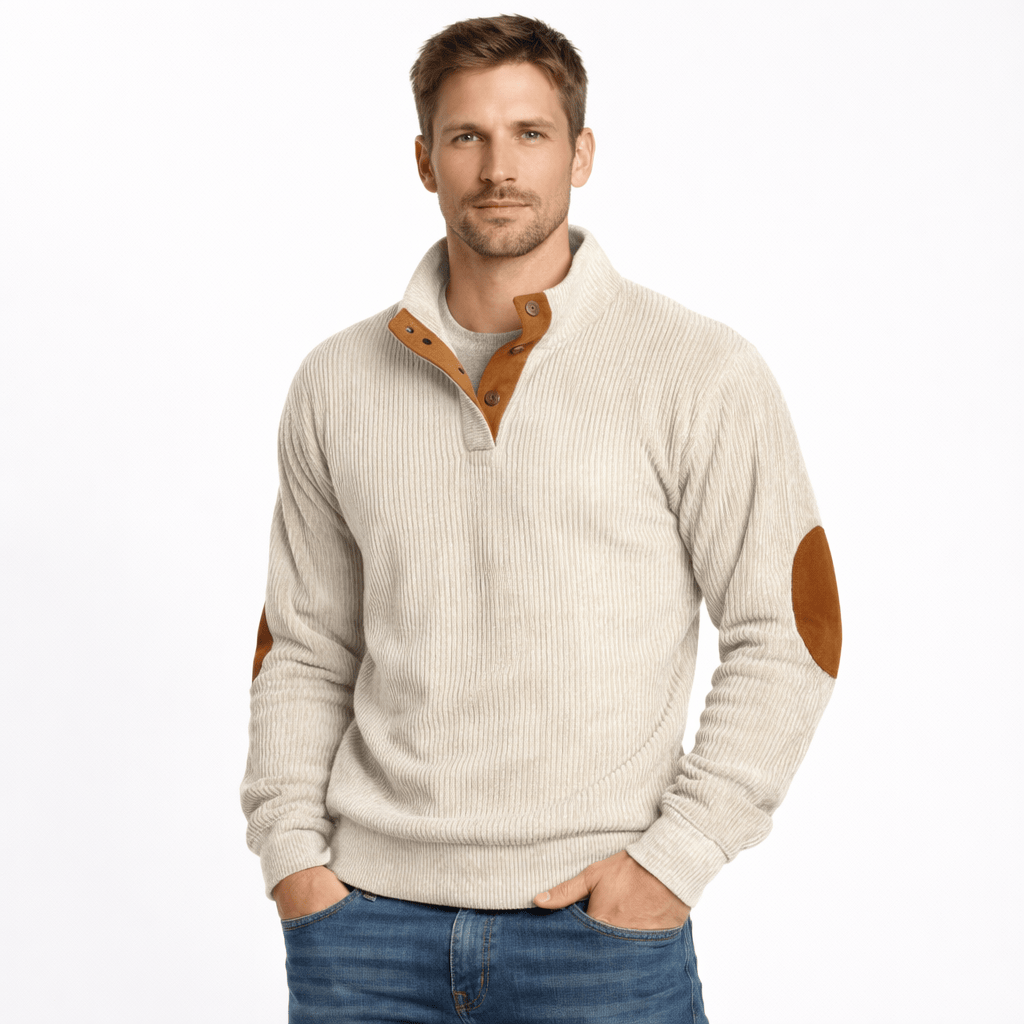 Kent Camden Beige / S CHARLIE Casual Turtleneck Sweater