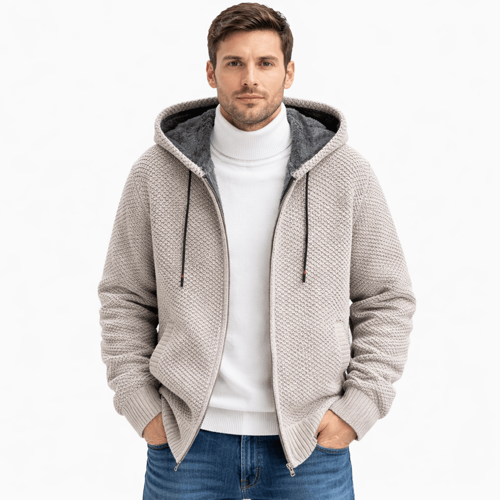 Kent Camden Beige / S DAVID Hooded Wool Fleece Vest