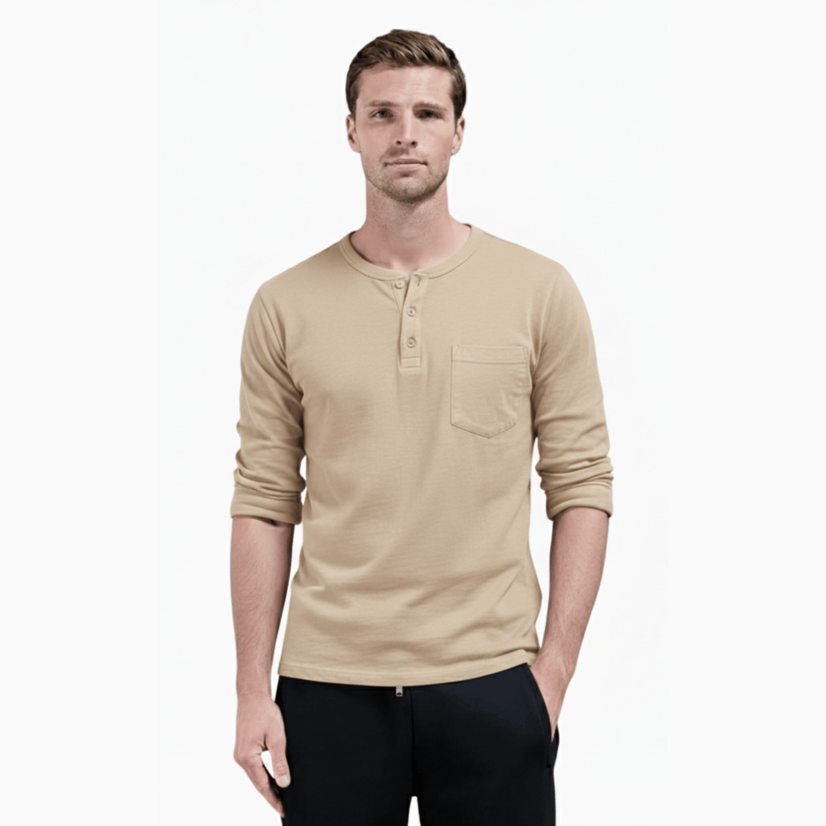 Kent Camden Beige / S LEO Casual Cotton Linen Pants