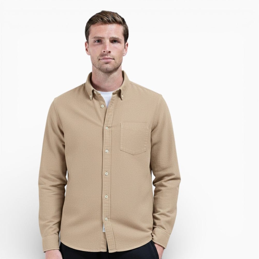 Kent Camden Beige / S MARC Casual Cotton Shirt