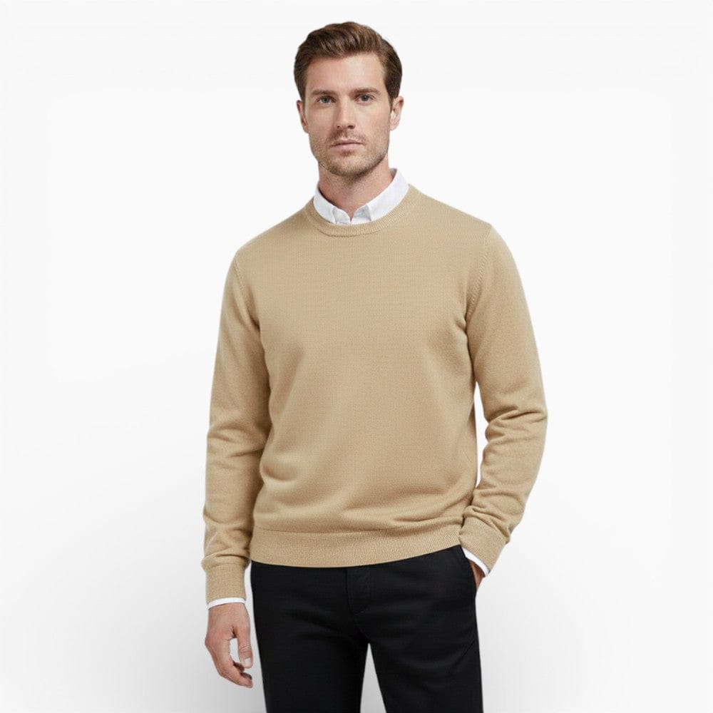 Kent Camden Beige / S MAX Regular Fit Wool Knit Sweater