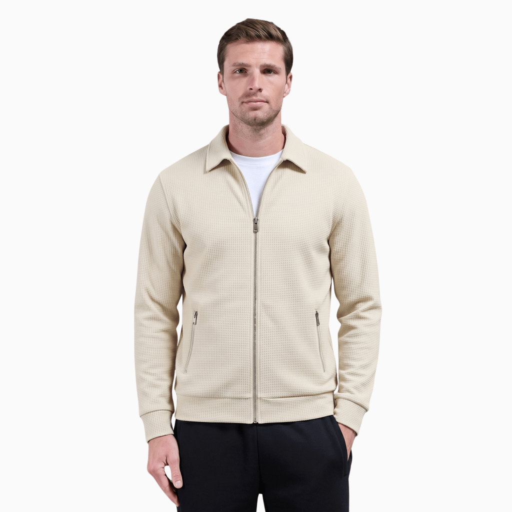 Kent Camden Beige / S MICHAEL Casual Zip Front Jacket