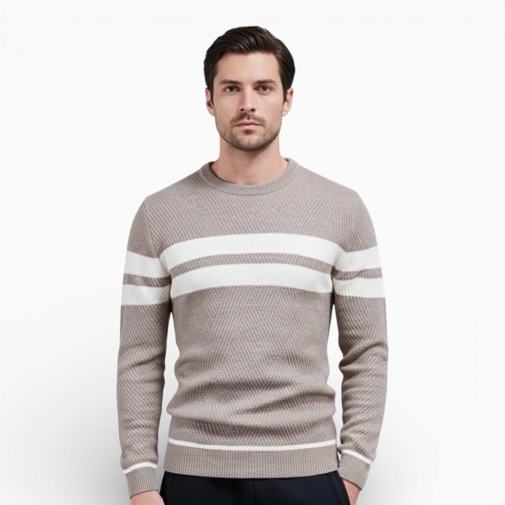 Kent Camden Beige / S THEO Regular-Fit Crew Neck Sweater