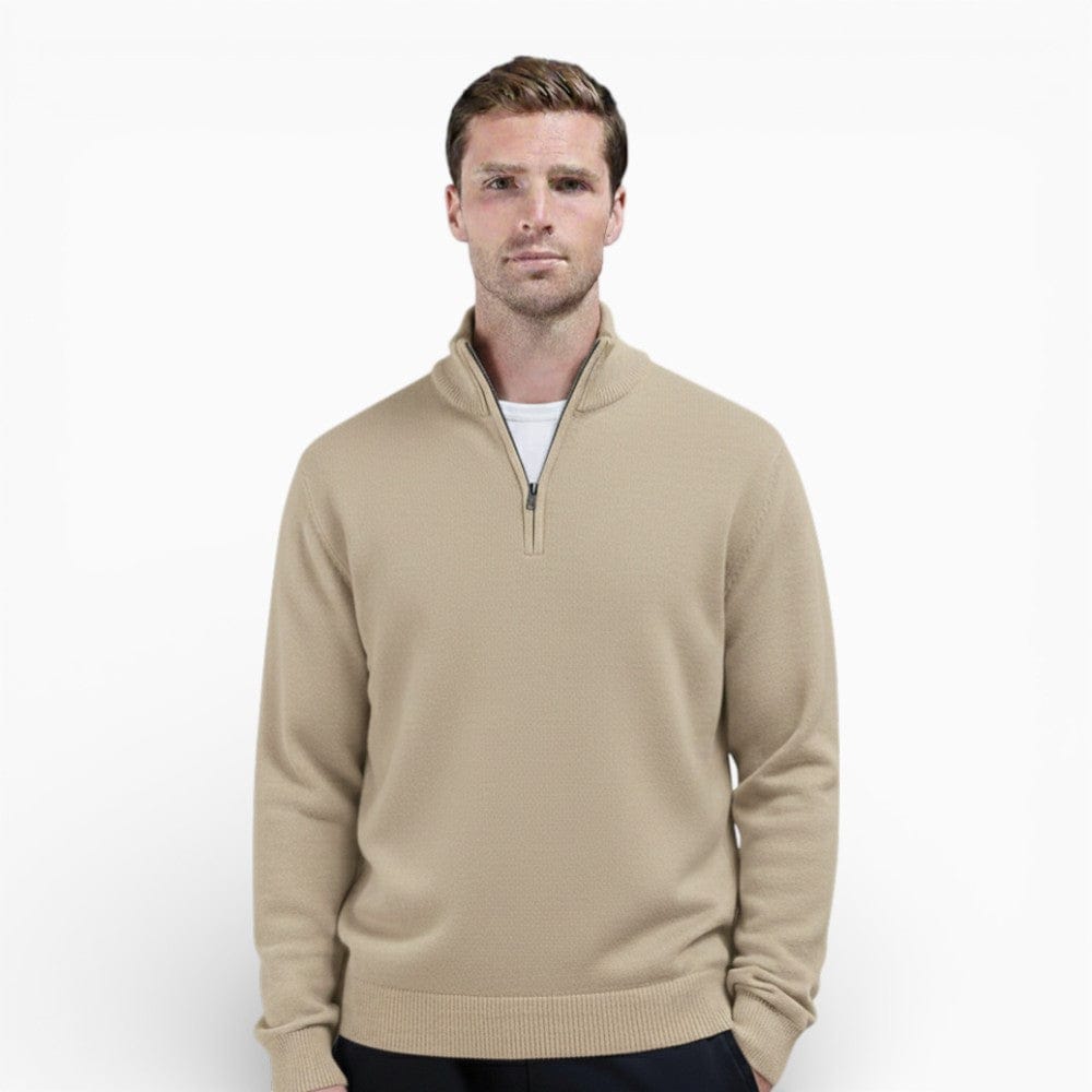 Kent Camden Beige / S VAUGHN Slim Fit Wool Sweater
