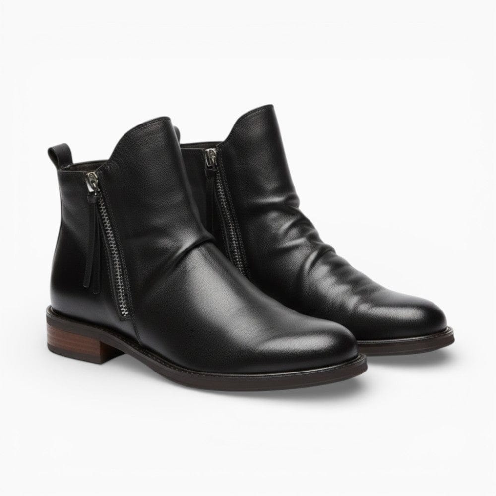 Kent Camden Black / 4 UK FINN Punk Chelsea Boots with Tassel Detail