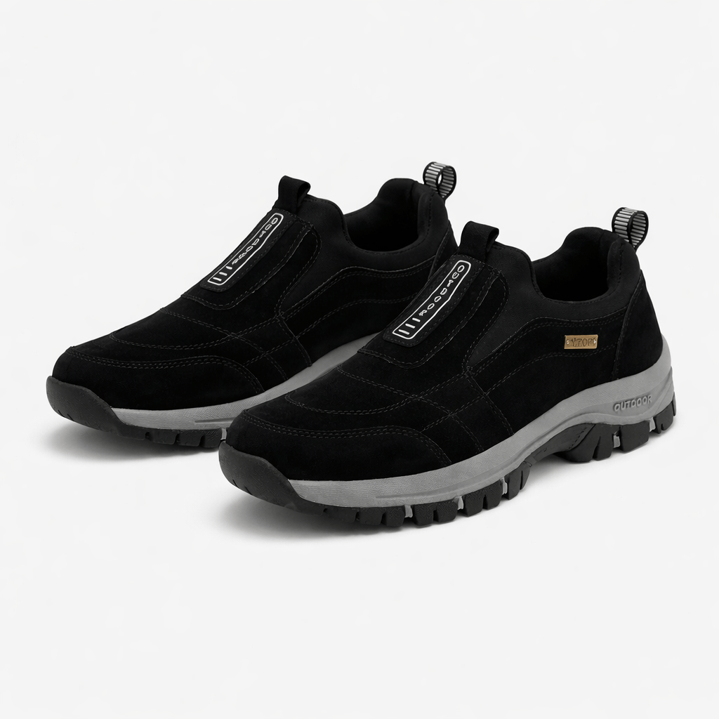 Kent Camden Black / 5.5 UK PATRICK Breathable Mesh Lace-Up Shoes