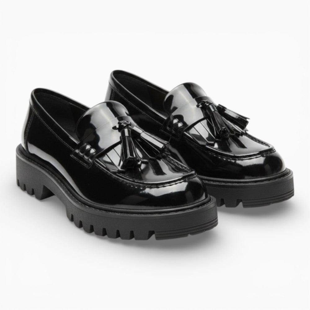 Kent Camden Black / 5 UK ETHAN Breathable Slip-On Loafers