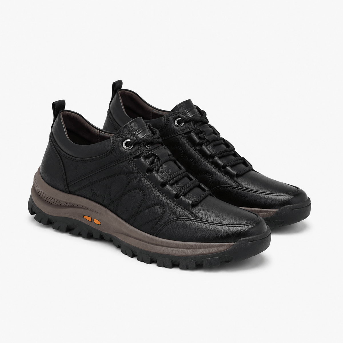 Kent Camden Black / 6 UK PETER Low Heel Lace-Up Shoes