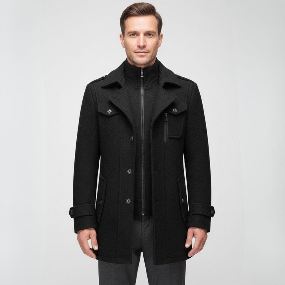 Kent Camden Black / M MATHIS - Two-Piece Coat