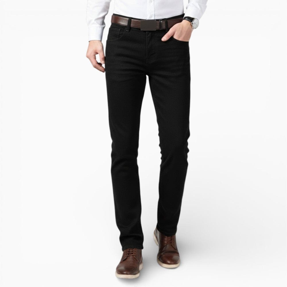 Kent Camden Black / S BLAKE Hip-Hop Plaid Mid-Rise Jeans