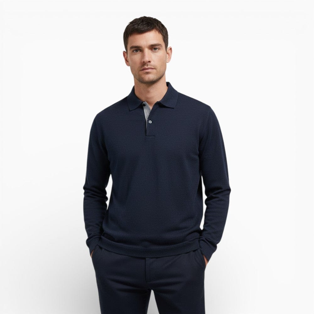 Kent Camden Black / S CAMILLE Casual Polyester Polo Shirt