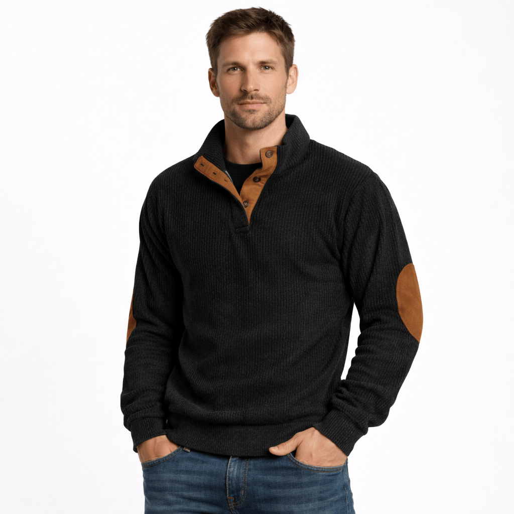 Kent Camden Black / S CHARLIE Casual Turtleneck Sweater