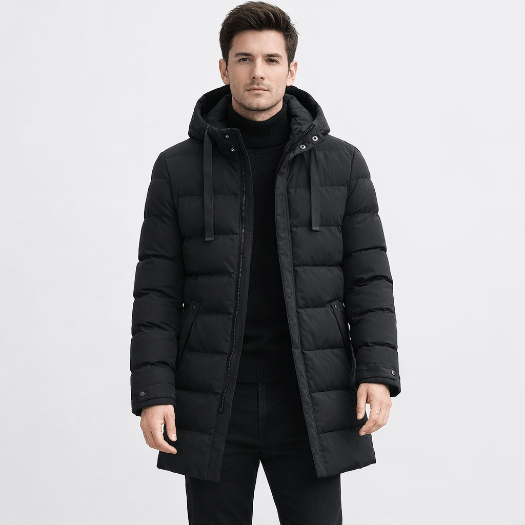 Kent Camden Black / S FRED Casual Zip-Up Hoodie