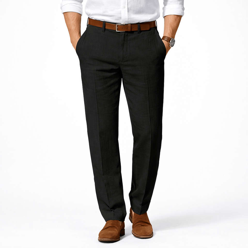 Kent Camden Black / S JOSEPH Casual Cotton Linen Pants