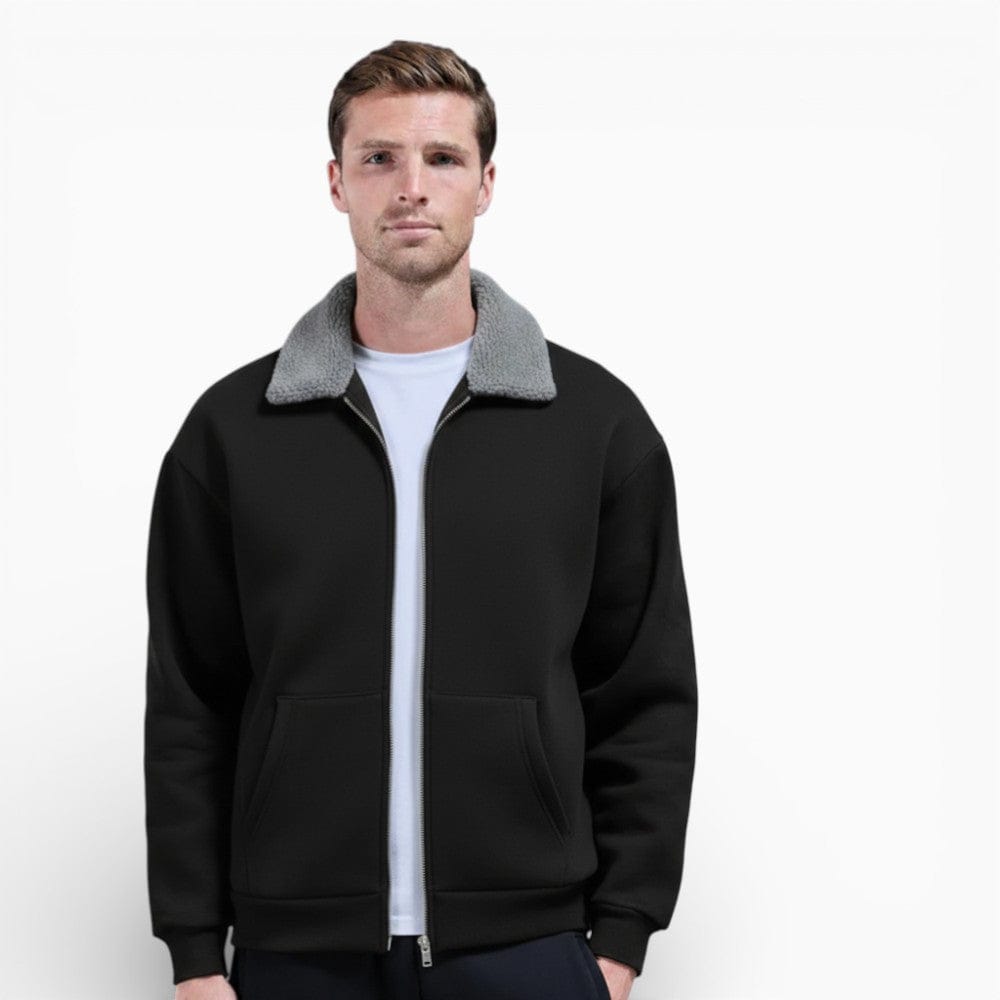 Kent Camden Black / S OTIS Casual Jacket Detachable Hood Armure Pattern