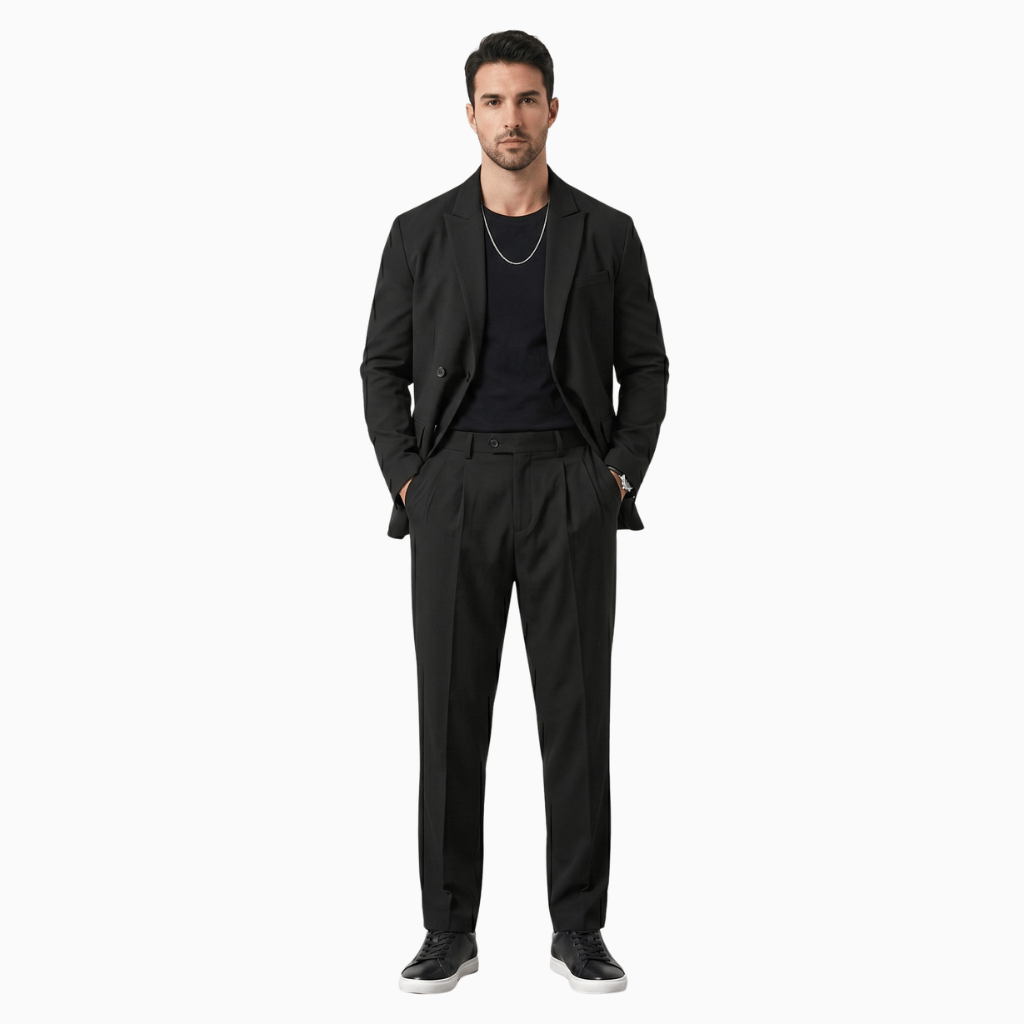 Kent Camden Black / S QUINN Slim-Fit Wedding Suit Set