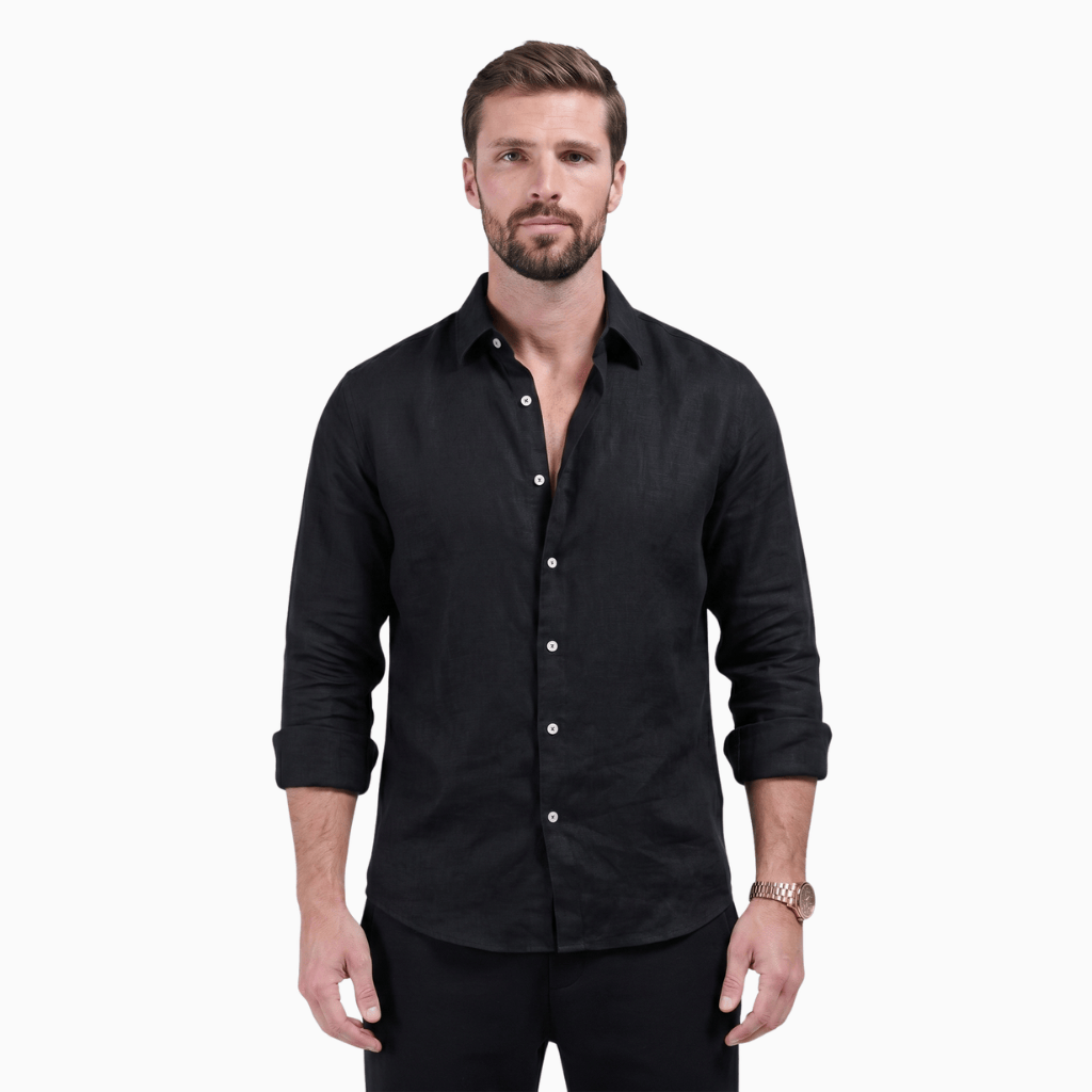 Kent Camden Black / S WILL Casual Polyester Pullover Shirt
