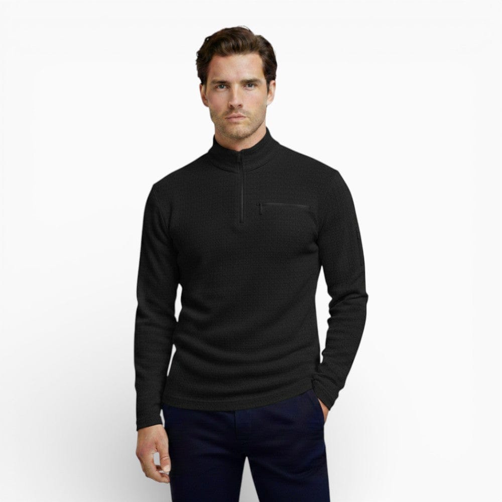 Kent Camden Black / S WREN Breathable Cotton Polo