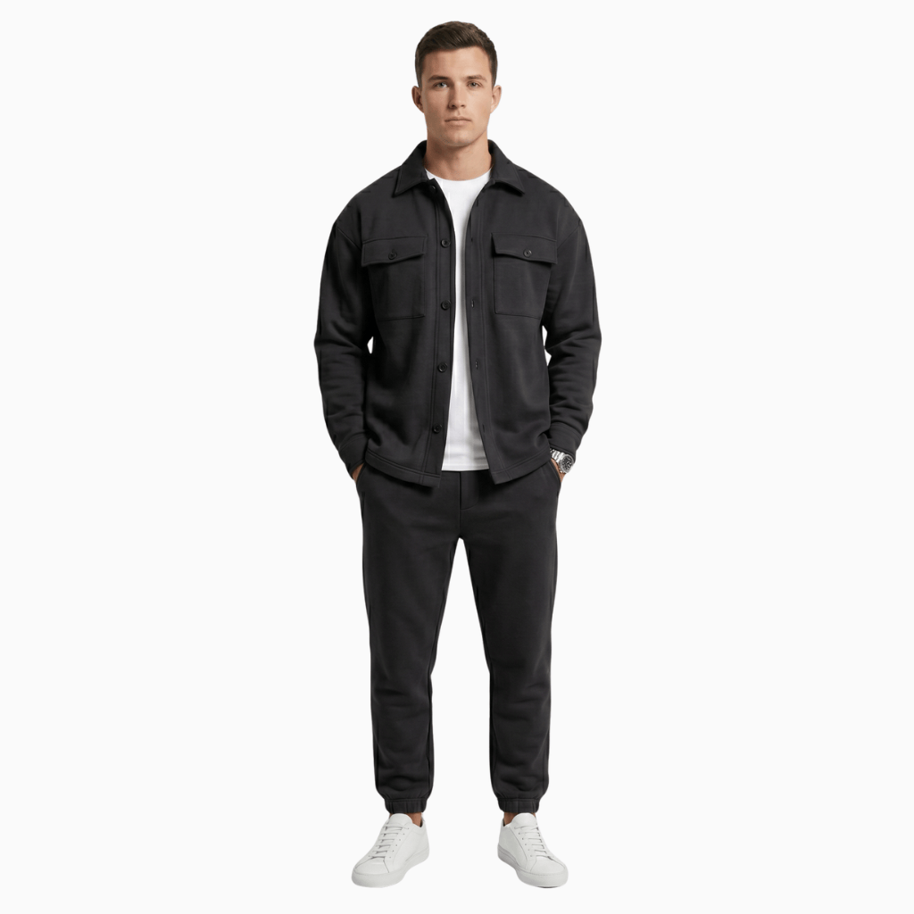 Kent Camden Black / S ZACK Khaki Casual Tracksuit Set