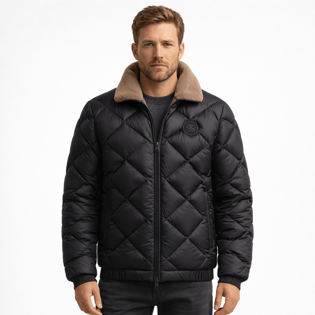 Kent Camden Black / XL TIM Casual Jacket with Pockets and Polyester Lining