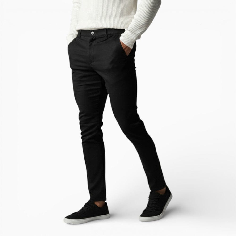 Kent Camden Black / XS DEAN Slim-Fit Casual Pants