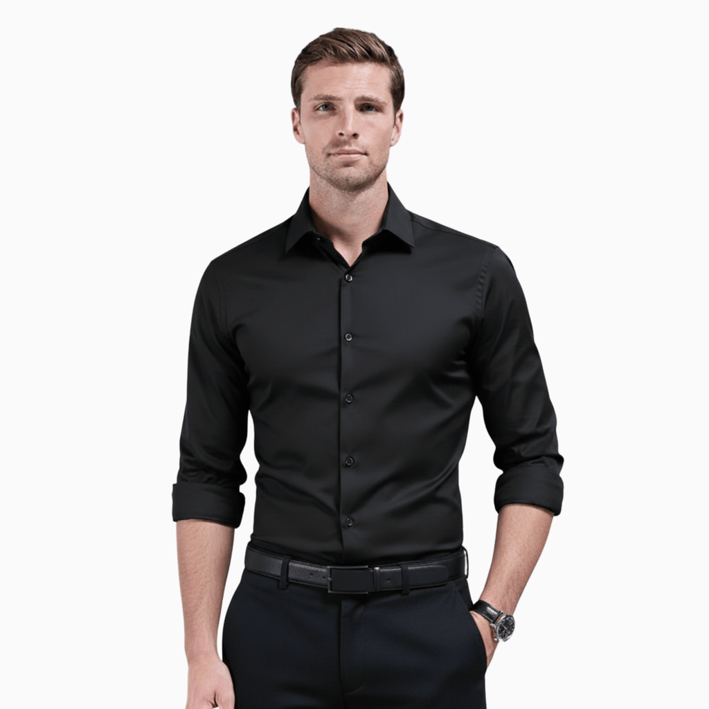 Kent Camden Black / XS GRANT Smart Casual Dress Shirt
