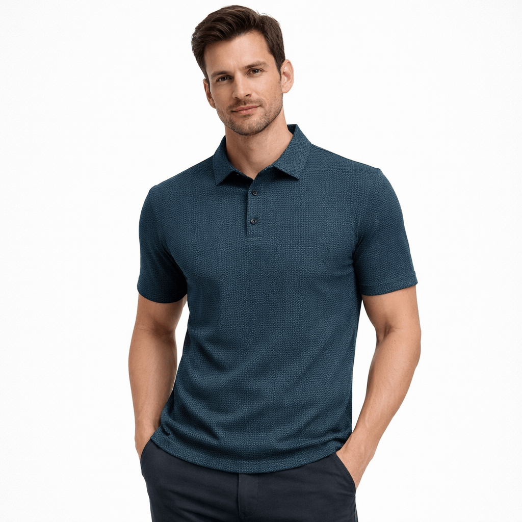 Kent Camden Blue / S ALFIE Breathable Quick-Dry Polo T-shirt