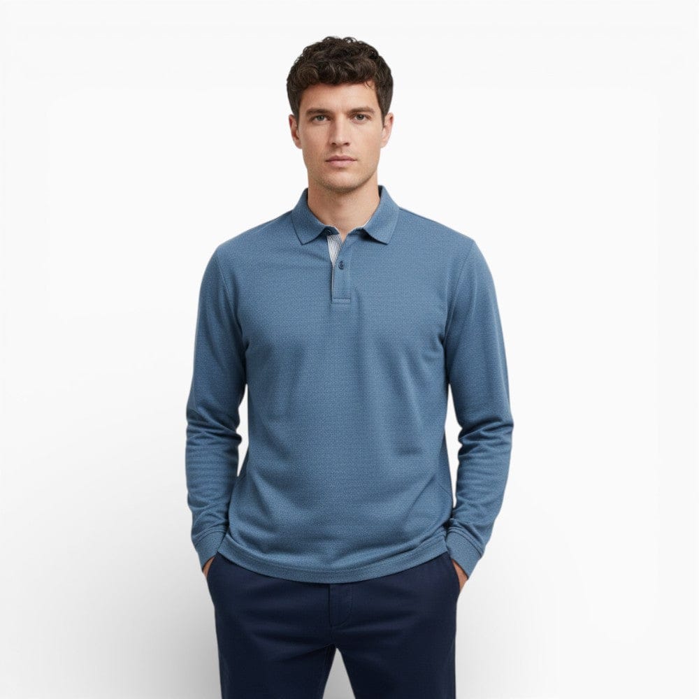 Kent Camden Blue / S CAMILLE Casual Polyester Polo Shirt