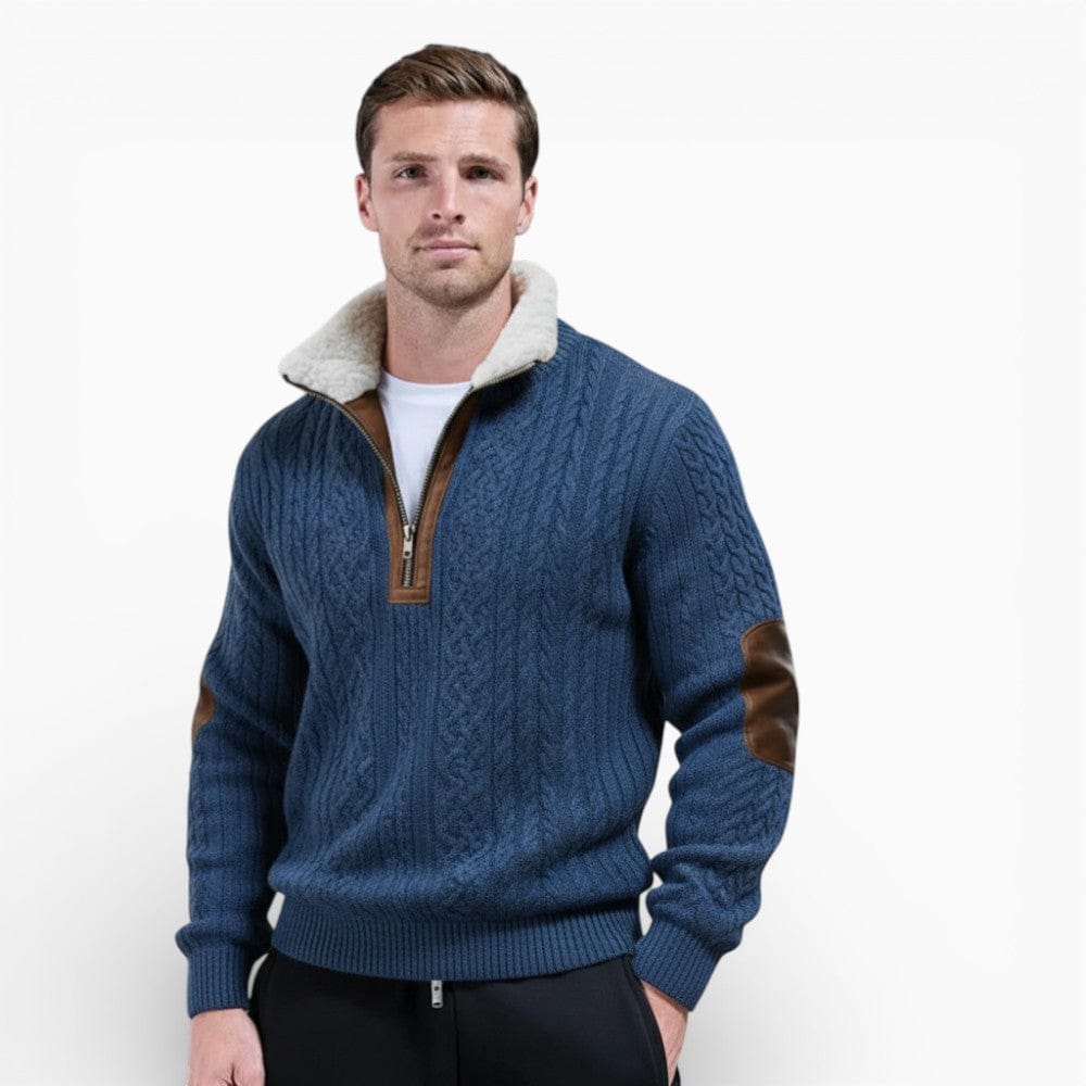 Kent Camden Blue / S JAMES Regular-Fit Zip Jacket