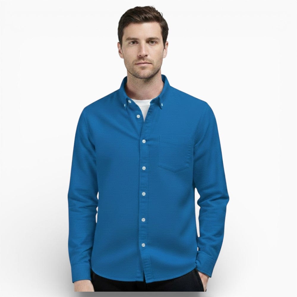 Kent Camden Blue / S MARC Casual Cotton Shirt