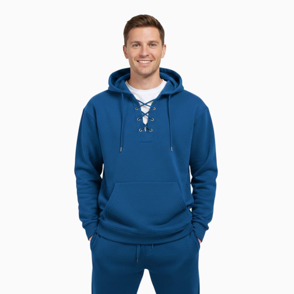 Kent Camden Blue / S MATT Casual Hooded Sweatshirt Polyester Fleece