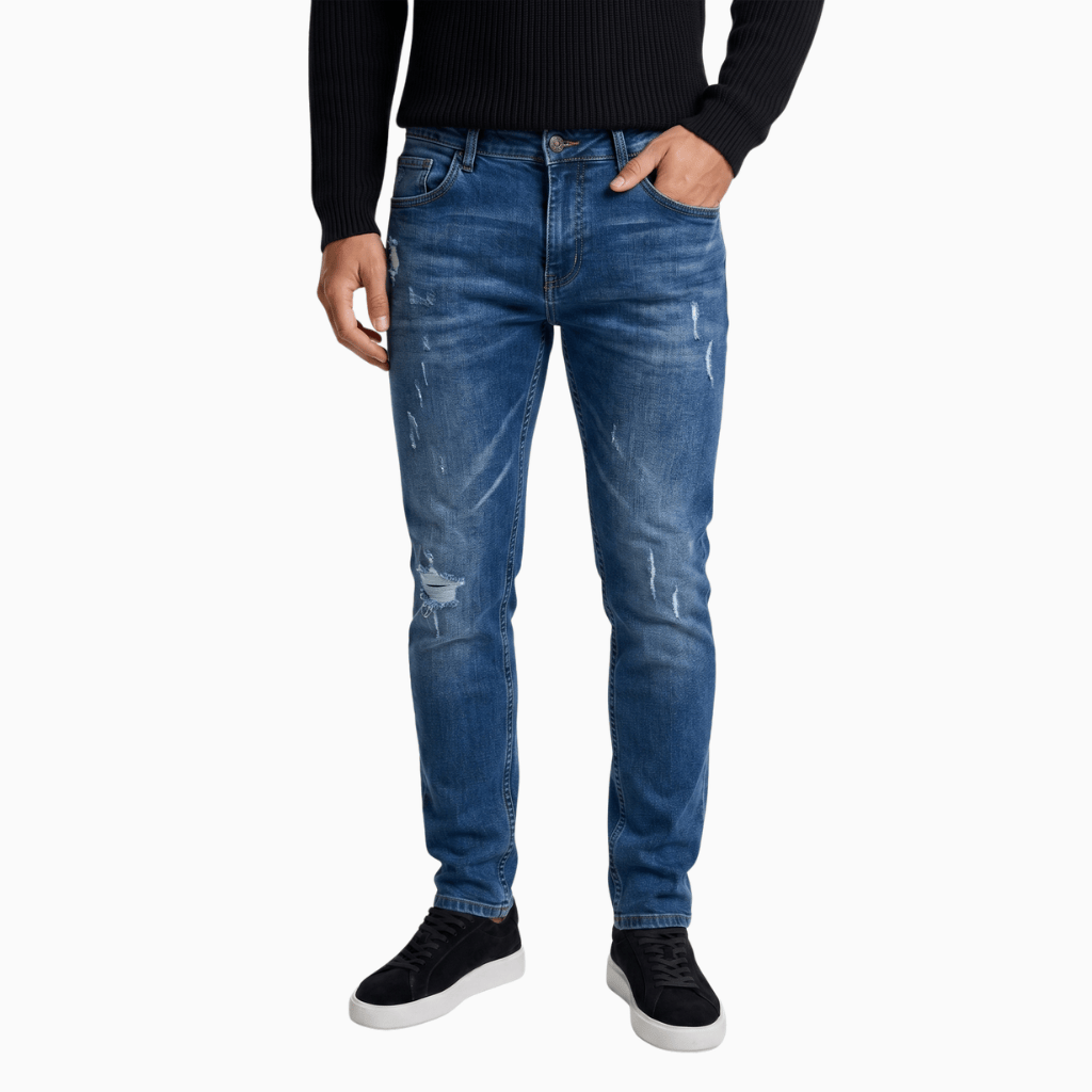 Kent Camden Blue / S ROBERT Loose Fit Cotton Jeans