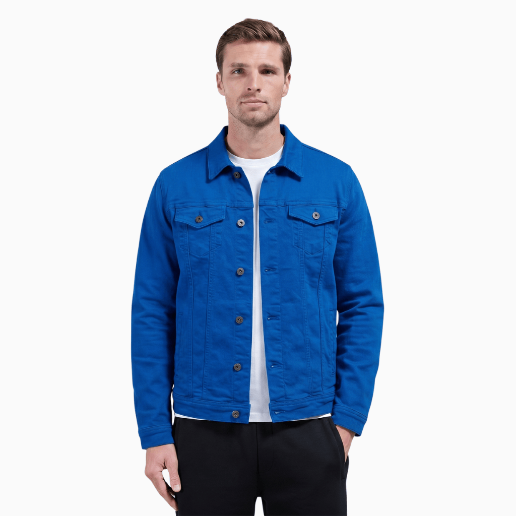 Kent Camden Blue / S SEAN Oversized Denim Jacket Cotton Polyester