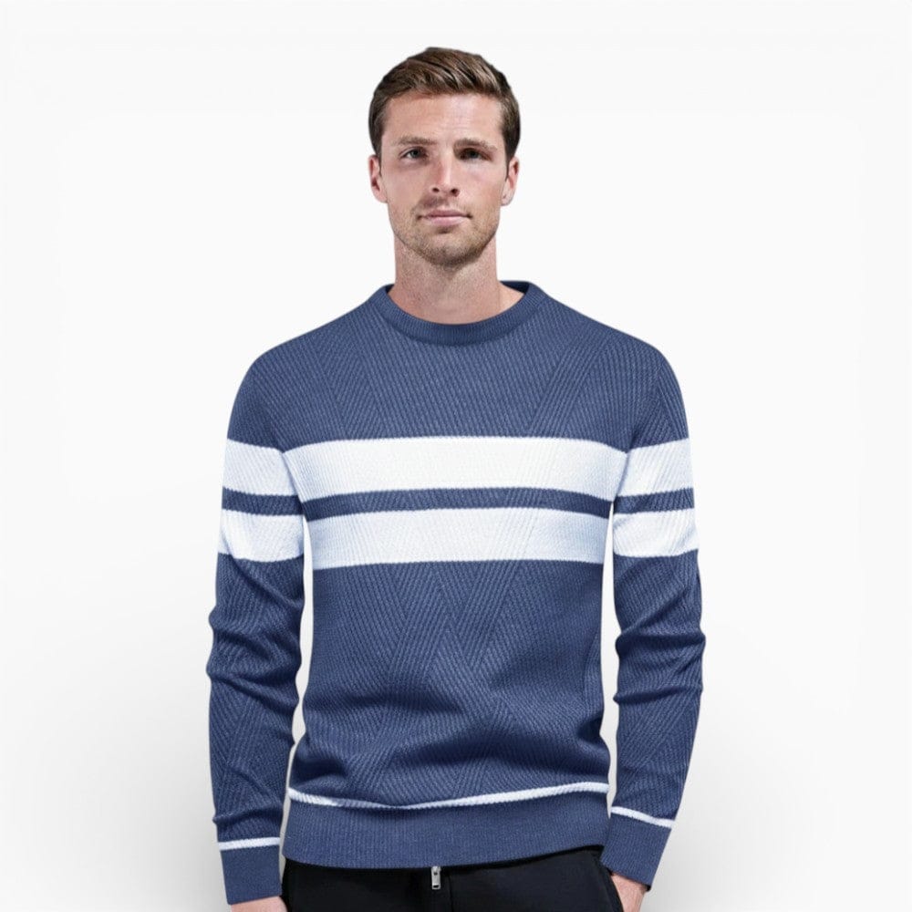 Kent Camden Blue / S THEO Regular-Fit Crew Neck Sweater