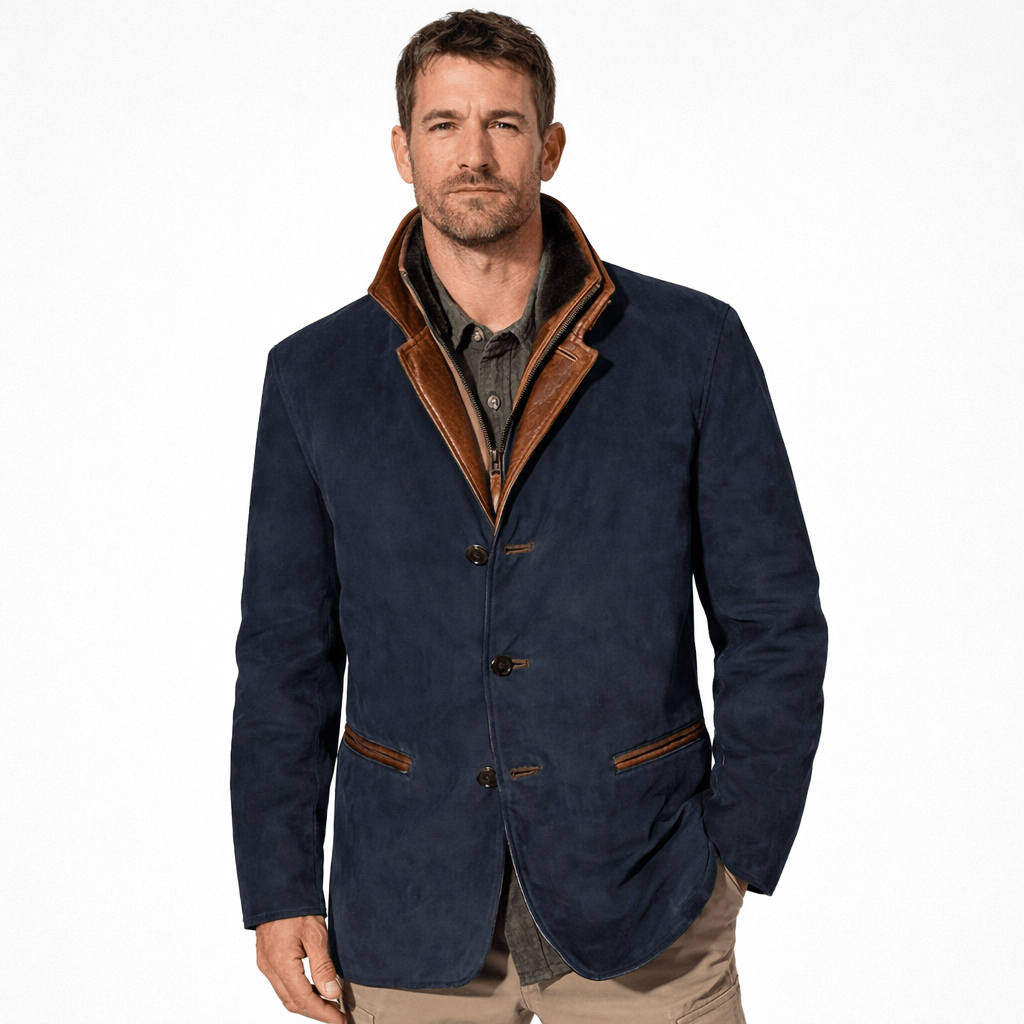 Kent Camden Blue / S WADE Regular Fit Bomber Jacket