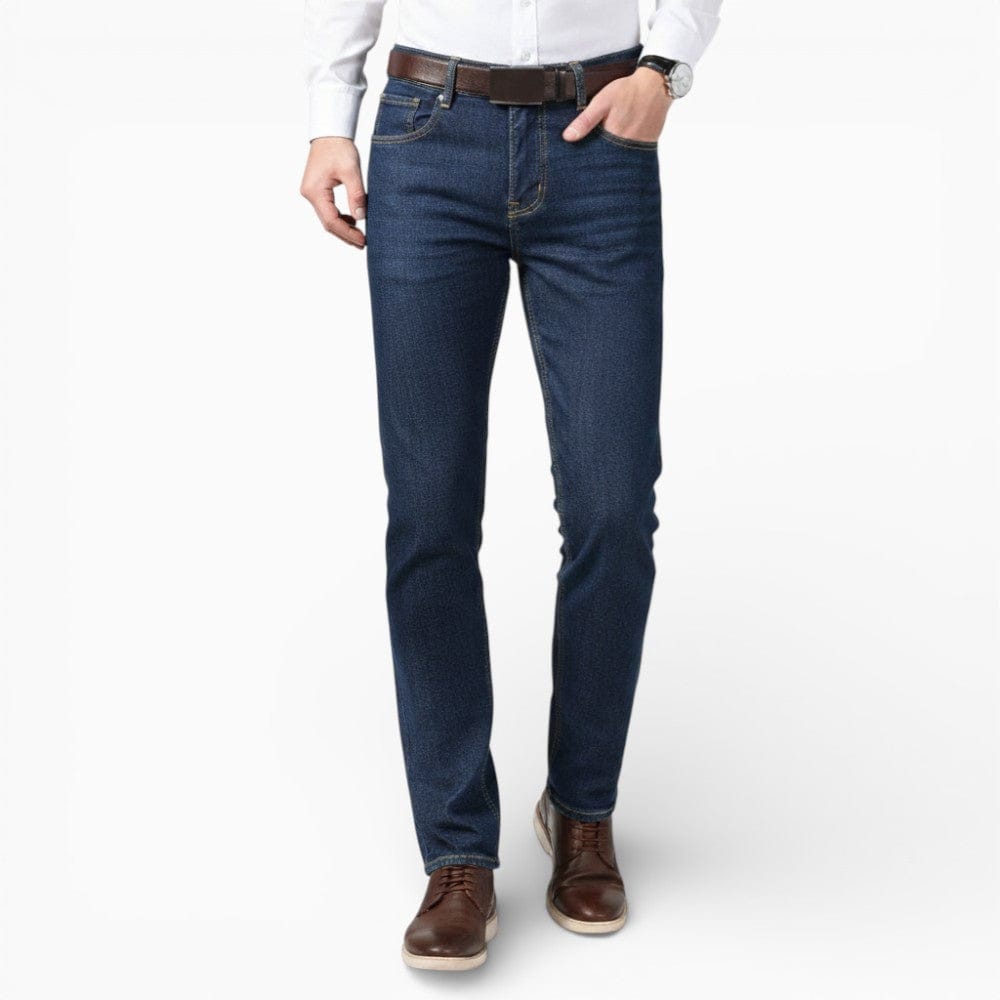 Kent Camden Blue / XL BLAKE Hip-Hop Plaid Mid-Rise Jeans