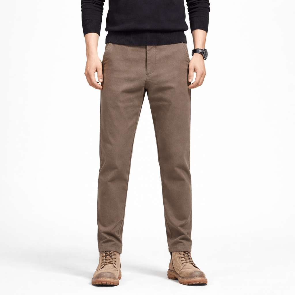 Kent Camden Brown / 38 UK DREW Casual Sweatpants, Elastic Waist, Regular Fit