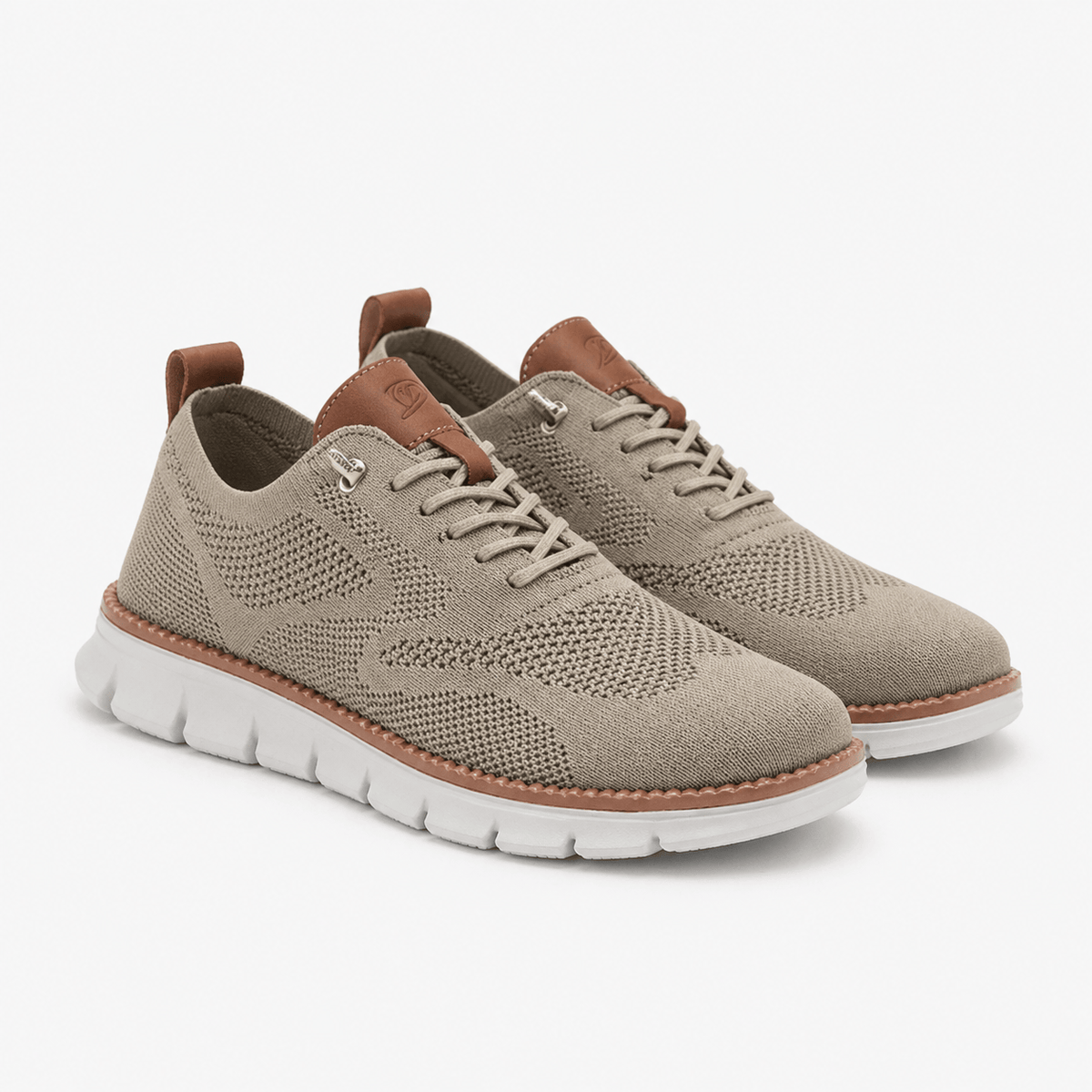 Kent Camden Brown / 5.5 ZANE Lace-Up Mesh Sneakers