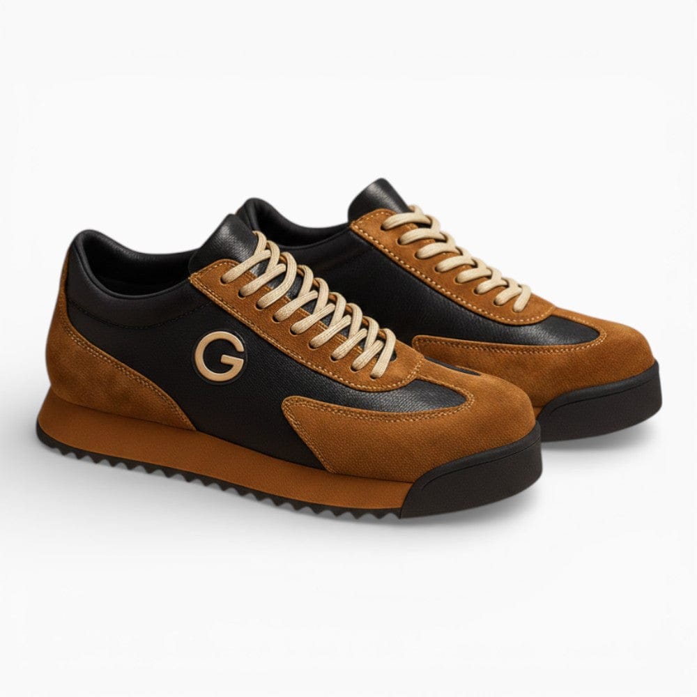 Kent Camden Brown / 6 UK REID Lace-Up Fur Casual Shoes