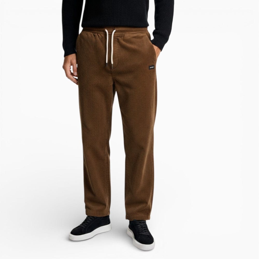 Kent Camden Brown / S THEO Casual Corduroy Pants