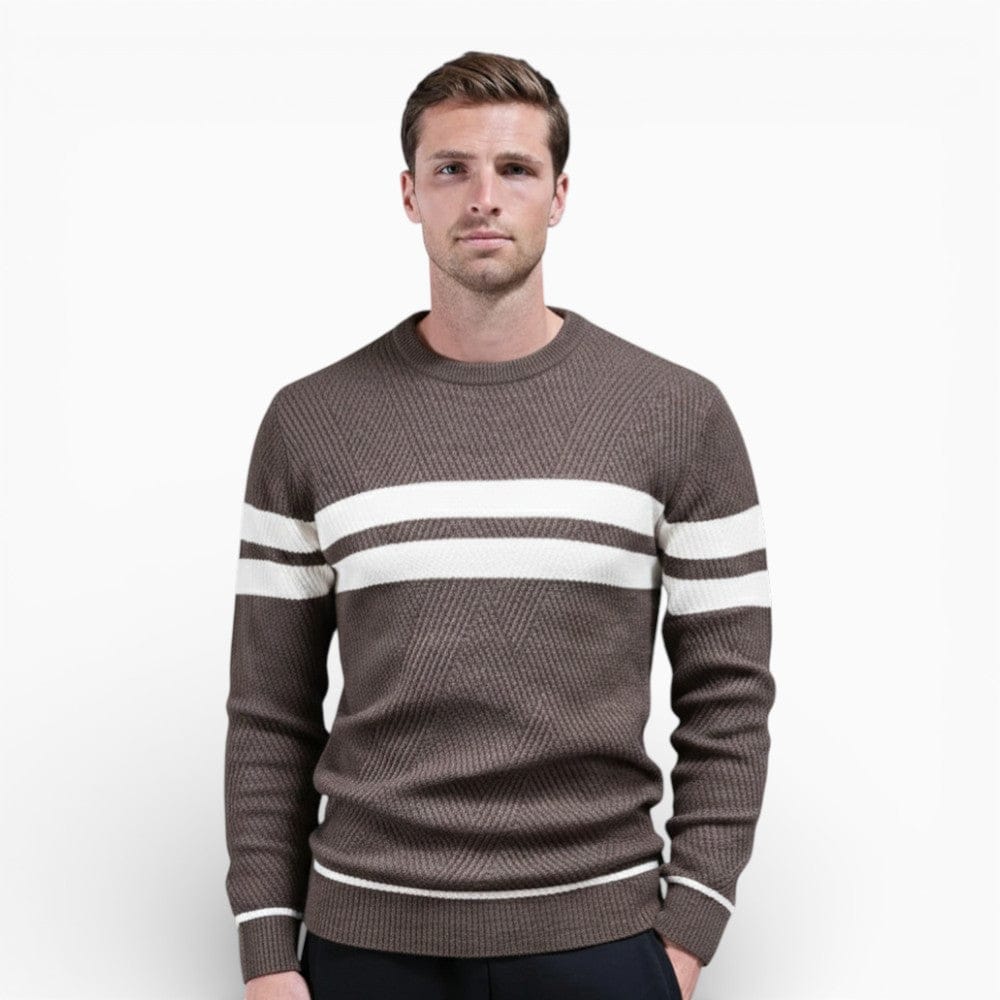 Kent Camden Brown / S THEO Regular-Fit Crew Neck Sweater