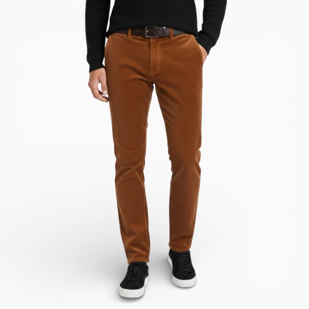 Kent Camden Brown / S ZANE Regular Fit Casual Trousers