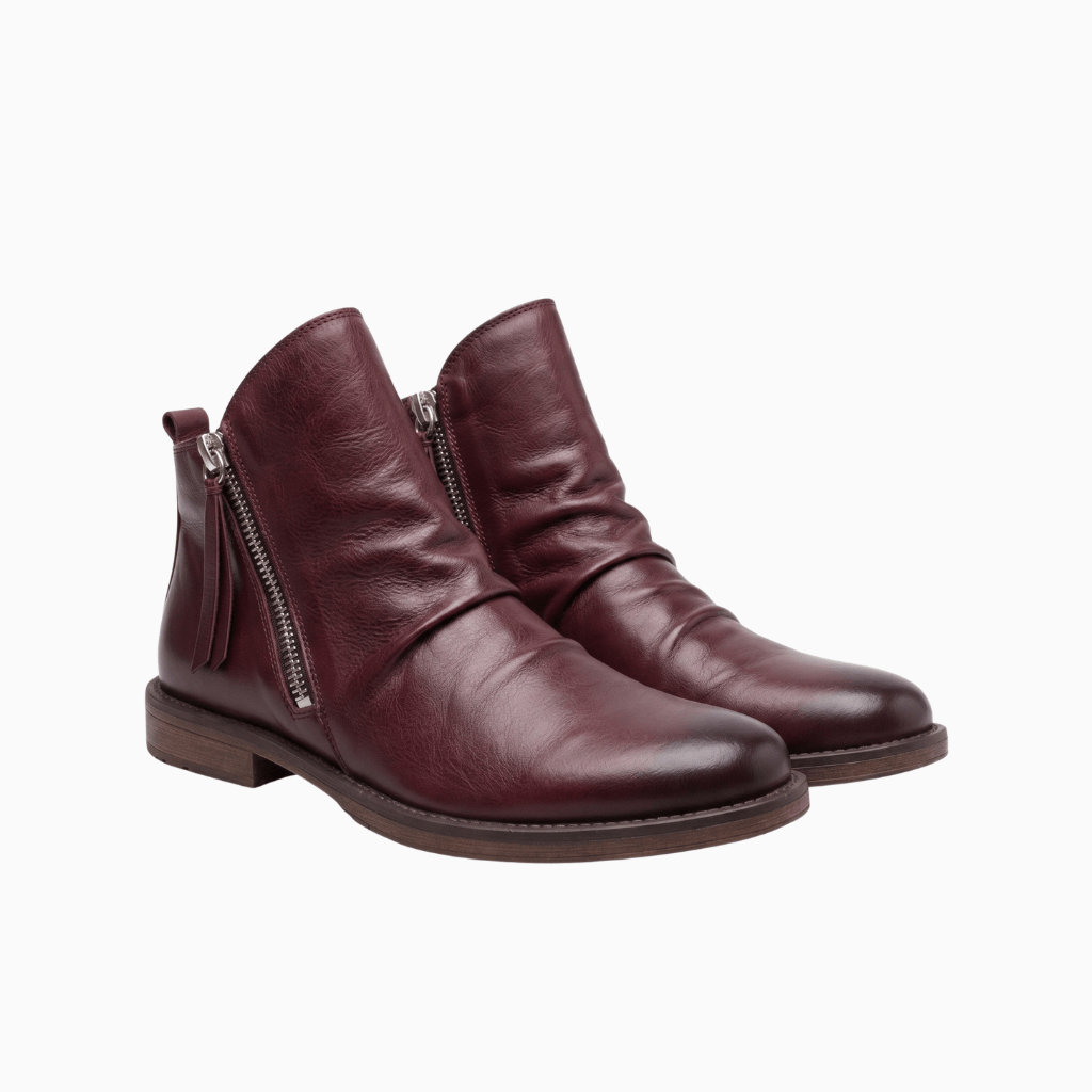 Kent Camden Burgundy / 5 KING Retro Chelsea Boots