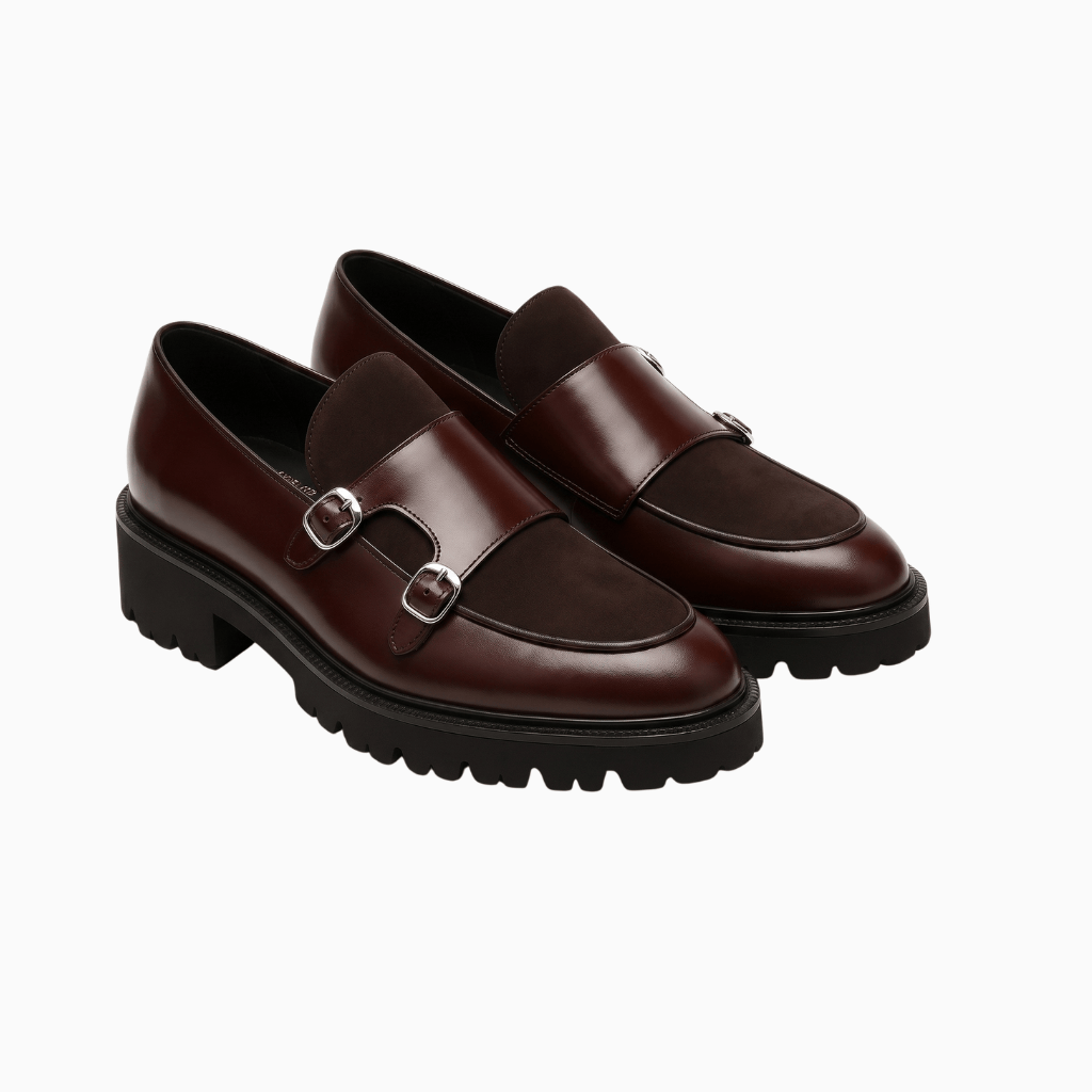Kent Camden Burgundy / 5 UK SEAN Breathable Leather Loafers