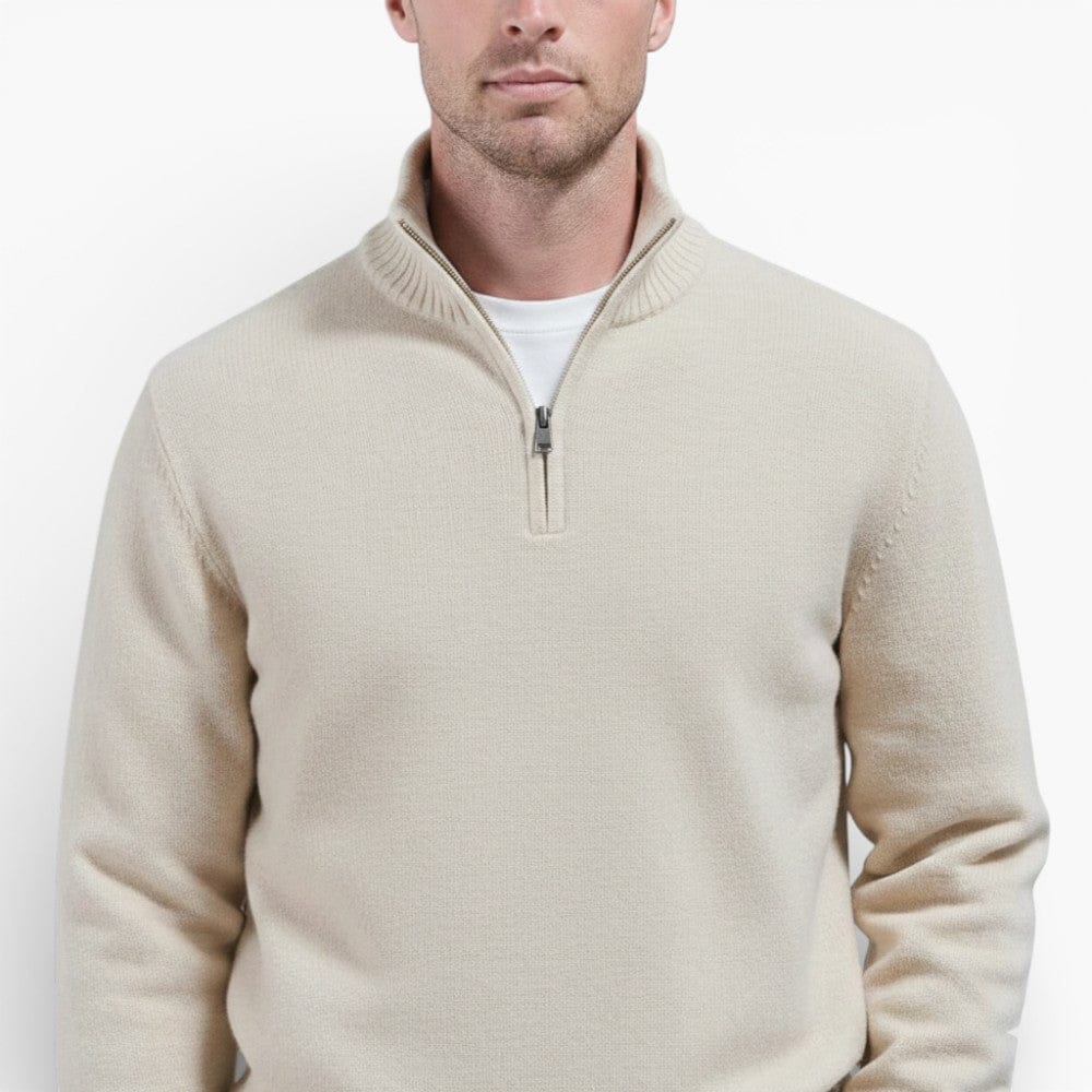 Kent Camden COLE Wool Pullover Sweater With Roll Neck