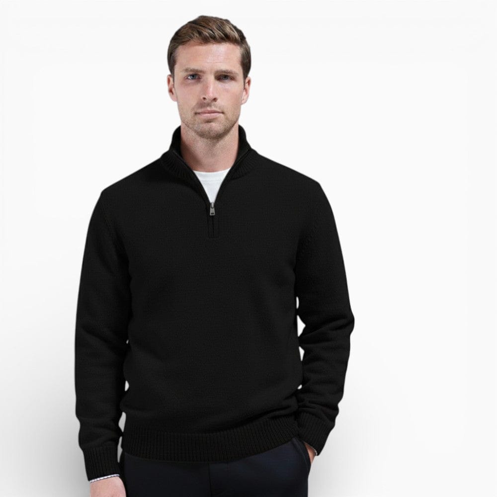 Kent Camden COLE Wool Pullover Sweater With Roll Neck